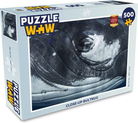 Puzzel Close-up bultrug - Legpuzzel - Puzzel 500 stukjes