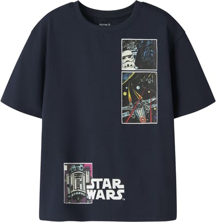 NAME IT - NKMMYLLE STARWARS SS NREG TOPBOX BFU - Jongens - T-shirts