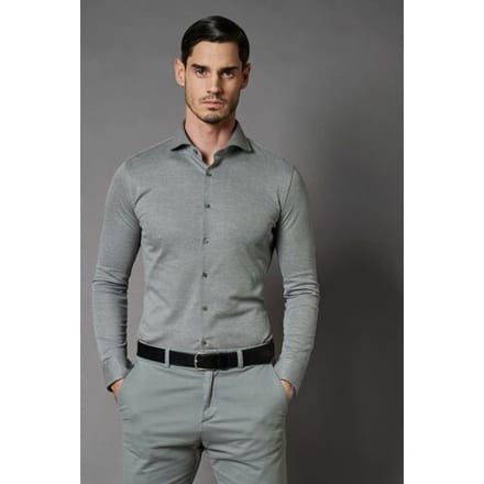 Desoto Luxury Overhemd Regal Twill Design Grijs / male