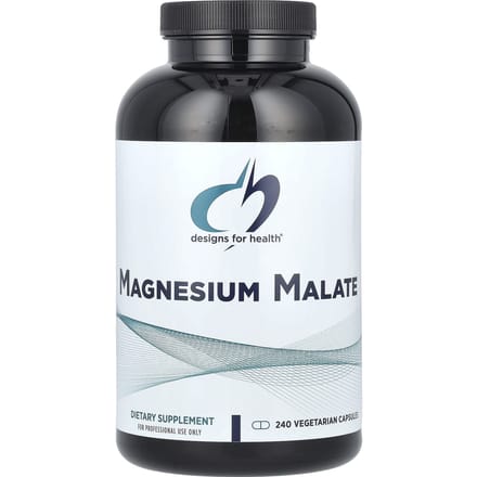 Designs For Health, Malate de magnésium, 240 capsules végétariennes