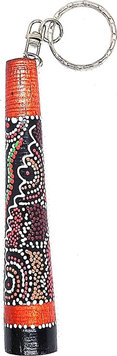 Didgeridoo Sleutelhanger – 10cm Handbeschilderd Souvenir