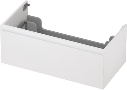 INK - Onderkast 1 Lade Greeploos Gelakt 45gr - 700x450x350 Mm - Mat Wit