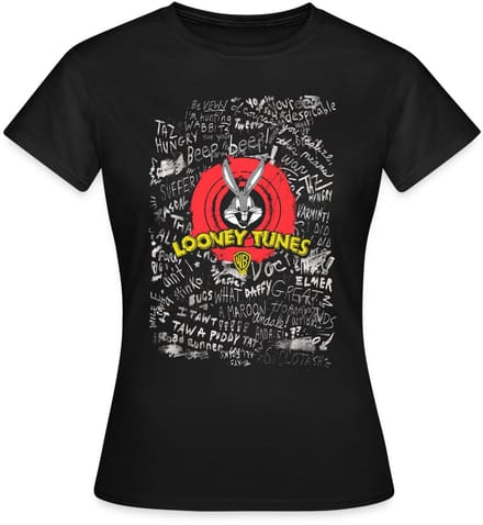 Looney Tunes Scribbles T-Shirt Dames