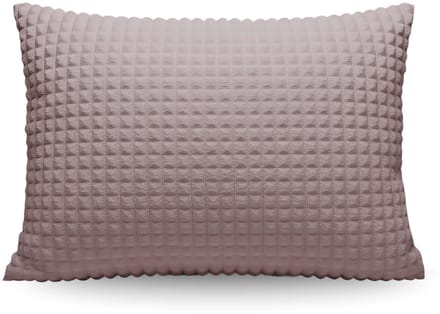 Zelesta Special Teddy Check Kussensloop Set van 2 - Oud Roze 60x70cm