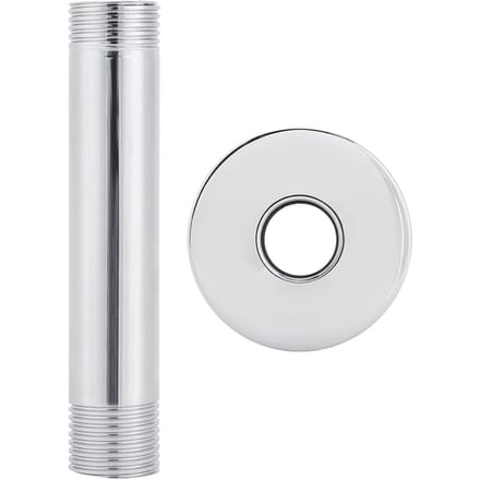 G1/2in Plafondgemonteerde Roestvrijstalen Top Douchearm Badkamer Doucheaccessoires white