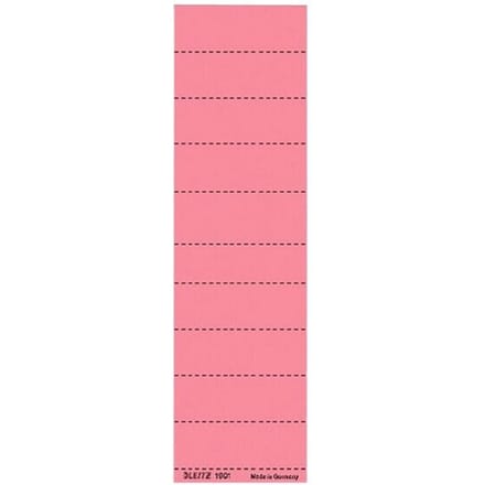 Lege etiketten, 60x21 mm, rood