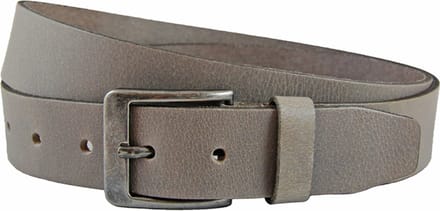 Landley Dames / Heren Jeans Riem uit echt Leer - Casual - Grijs - Riemmaat 85