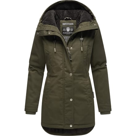 Navahoo Winterfunke dames winterjas met teddyvoering