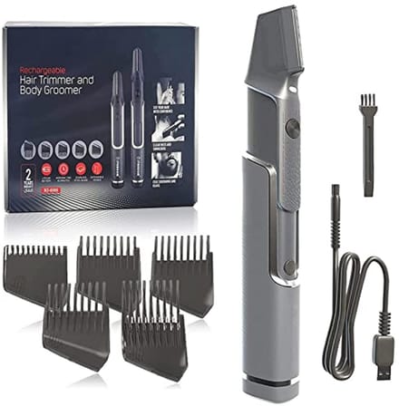 Professionele 5-in-1 Baardtrimmer en Haarstyler voor Heren met USB Oplaadfunctie