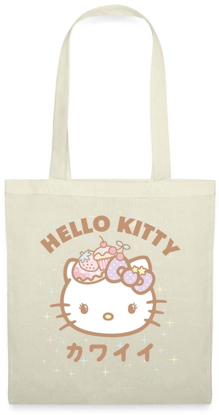 Hello Kitty Kawaii Stijlen Met Sterren Tas Van Stof Schoudertas