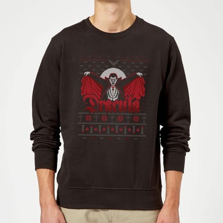Universal Monsters Dracula Kersttrui - Zwart - S