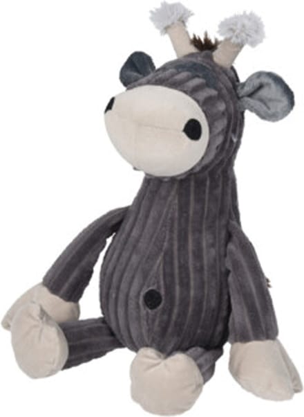 H&S Collection Deurstopper - giraf - grijs - 28 x 18 x 21 cm - dieren thema deurstoppers