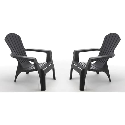 Set van 2 fauteuils Wilsa Garden Adirondack