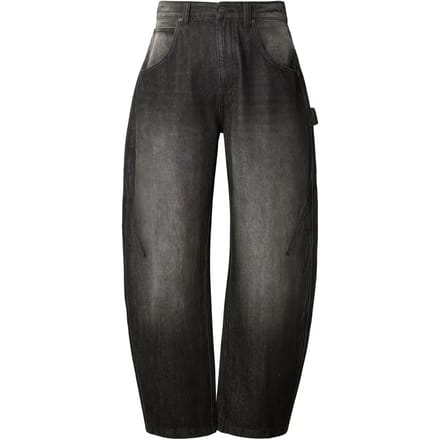 Urban Classics - Heavy Baloon Jeans Wijde broek - Taille, 33 inch - Grijs
