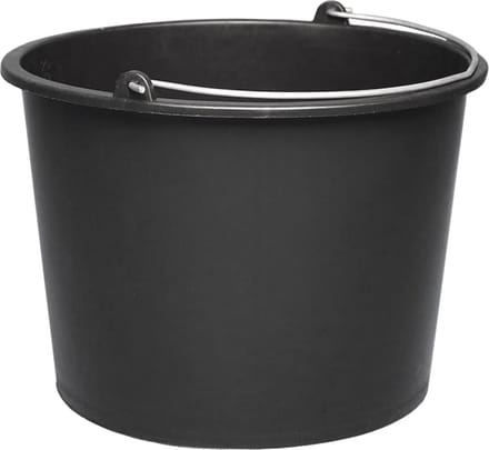 Emmer-bouw- 20 Liter - Zwart-1stuk
