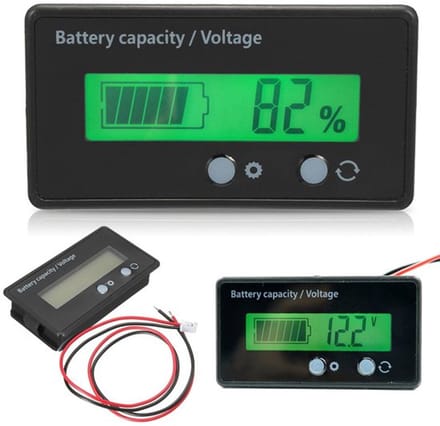 Universele Batterij Capaciteit Voltage Tester met LCD-scherm