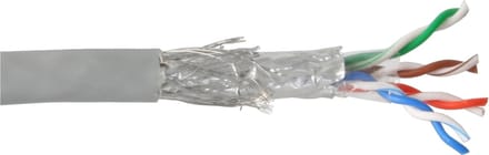 InLine® Installatiekabel, SF/UTP, Cat.5e, AWG24 CCA, PVC, 100m