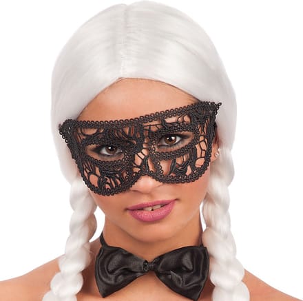 Carnival Toys Verkleedmasker Kant Zwart Dames One-size