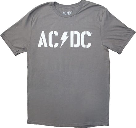 AC/DC - Logo PWR-UP EU Tour '24 Heren T-shirt - 3XL - Grijs