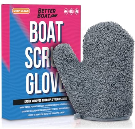 Zware Boot Schrobborstel Handschoen voor Efficiënte Schoonmaak