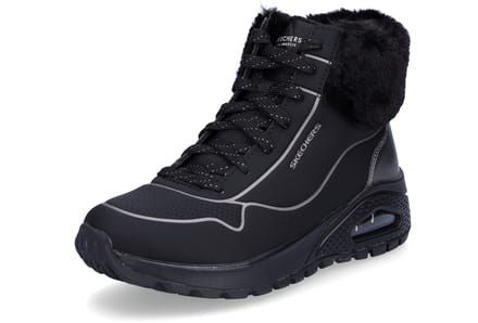 Skechers Uno Rugged Dames Sneakers 167993-bkpw - Kleur Zwart