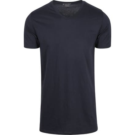 Slater 2-pack T-shirt Basic Extra Lang V-neck Donkerblauw (navy) - Maat XXL - Heren - Extra lange T-shirts