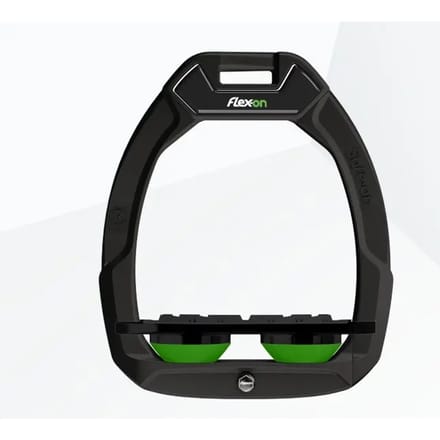 Zwart/groene platte grip veiligheidsbeugels Flex-On Safe-On