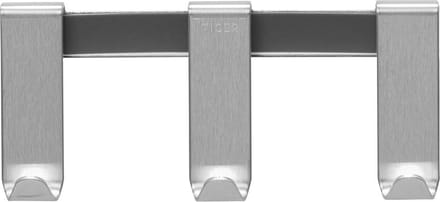 Tiger Basic - Douchecabine handdoekhaak 6-8 mm - RVS geborsteld
