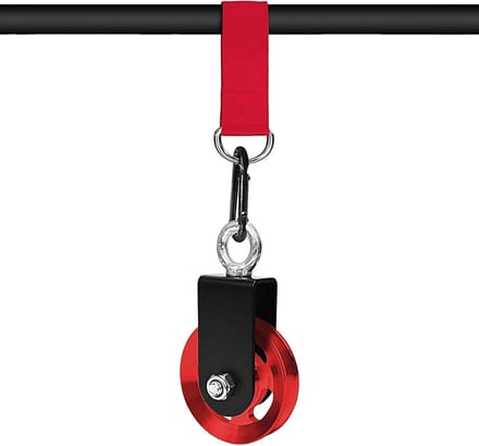 Pulley Systeem - Gewichtskabel Katrol - Kracht Training - Gladde Lagerwielen - Compact Ontwerp - Zwart