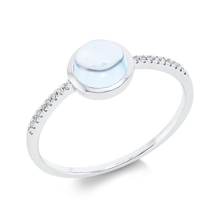 Luna Creation - 1FP97W854-4 - Ring - Dames - 750WG - Ringmaat 54