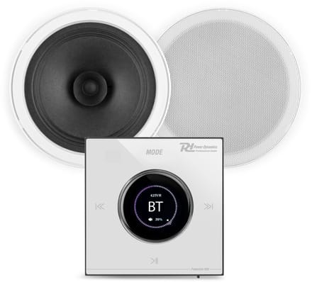 Power Dynamics badkamer speakers inbouw set - Speakers voor badkamer met Bluetooth B50W versterker