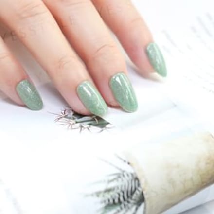 Cosplus - 0121 Nail Gel Polish Snowy Collection 715 Green 8ml