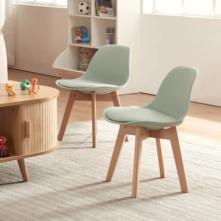 Kinderstoel Elvdal 56x38x33 cm set van 2 mint [en.casa]
