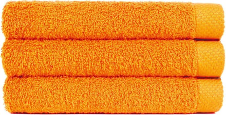 Gastendoek 33x50 cm Uni Pure Royal Oranje - 4 stuks