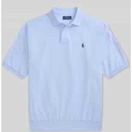 poloshirt in loose fit van puur katoen