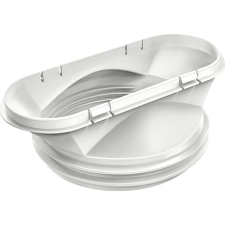 Flexibele Uitlaatslangkraag voor Mobiele Airconditioningapparaten Wasdroger Afzuigkapkraag [15cm interface] wit