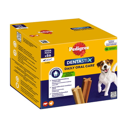 56 stuks Multipack Dentastix voor kleine honden Pedigree hondensnacks