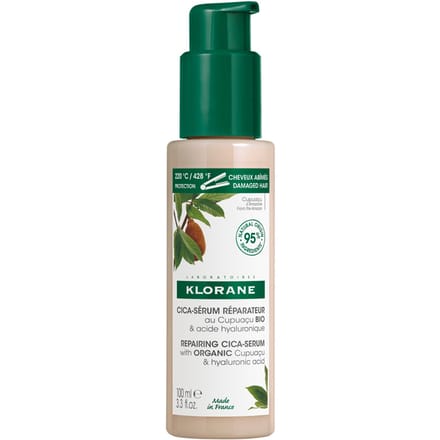 Klorane Capillaire Cupuaçu Cica Serum Herstelt & Beschermt Tegen Hitte Droog Beschadigd Haar 100ml