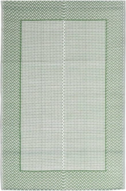 vidaXL Buitenkleed ARAKIL 190x290 cm polypropeen groen