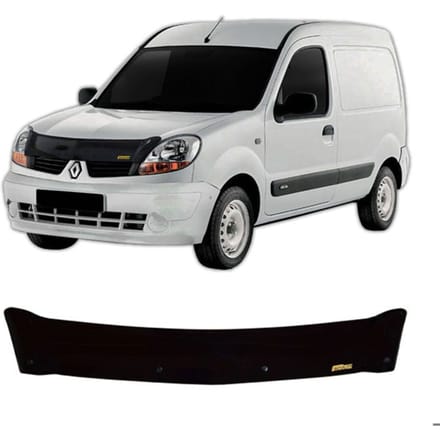 SCOUTT | Bra Capot Déflecteur Protection Pour Renault Kangoo 2003-2007, Aérodynamique, Assemblage Facile, Aucun perçage requis