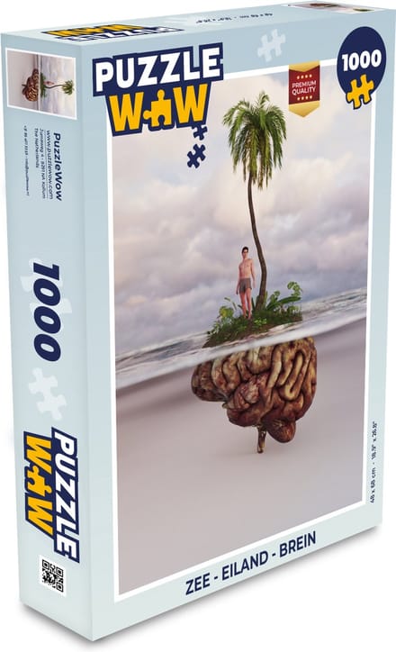 Puzzel Zee - Eiland - Brein - Legpuzzel - Puzzel 1000 stukjes volwassenen