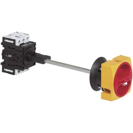 BACO 165009 Lastscheidingsschakelaar Uitschakelbaar 25 A 1 x 90 ° Geel, Rood 1 stuk(s)