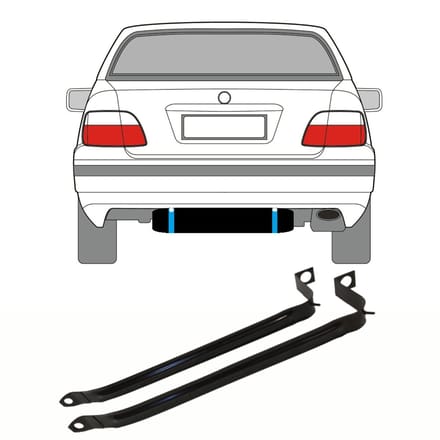 Brandstoftank klemmen voor Mercedes CLK W208 1997-2003
