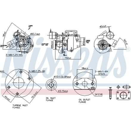 Supercharger, drukvulling NISSENS 93040