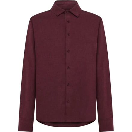 Flanellen overhemd met lange mouwen KnowledgeCotton Apparel Dune