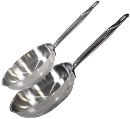 Set van 2 roestvrijstalen pannen van 24 cm en 28 cm Elo Profi Therm
