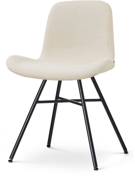 Nolon Noa-Fé Eetkamerstoel cottonbeige - zwart onderstel