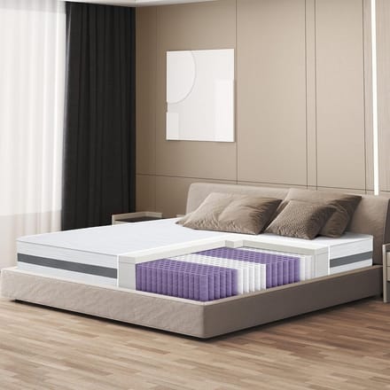 Pocketvering Matras 170x190 cm met Schuim - Orthopedisch en Ademend