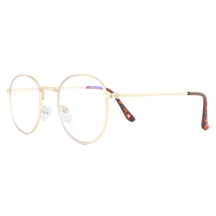 Montana Eyewear HBLF54 Blauw licht filter leesbril +1.00 Goudkleurig