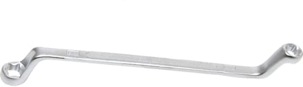 BGS Dubbele ringsleutel met E-profiel ringkoppen gebogen SW E10 x E12 - 2281-10X12